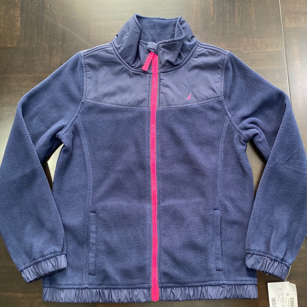 Náutica Girls Fleece Jacket Size Large (12-14)